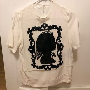 Dolce & Gabbana silk silhouette shirt!